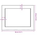 vidaXL Nástenná polica tmavohnedá 40x30x(2-4) cm ošetrený dubový masív