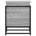 vidaXL Úložný box s vekom sivá sonoma 40x40x51,5 cm kompozitné drevo