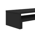 vidaXL Stojan na monitor čierny 54x22x15 cm kompozitné drevo