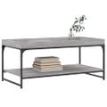 vidaXL Konferenčný stolík sivý dub sonoma 100x49x45cm kompozitné drevo