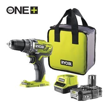 Ryobi, R18DD3-115S, 18V One Plus ™ dvojrýchlostný vŕtačko-sústružník