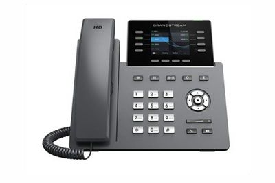 Grandstream GRP2624 SIP telefón, 2.8'' TFT bar. displej, 12 SIP účty, 4 pr. hr., 2x1Gb, WiFi, BT