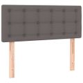 vidaXL Boxspring posteľ s matracom sivá 100x200 cm umelá koža