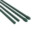 vidaXL Záhradné kolíky 30 ks zelené 115 cm oceľ