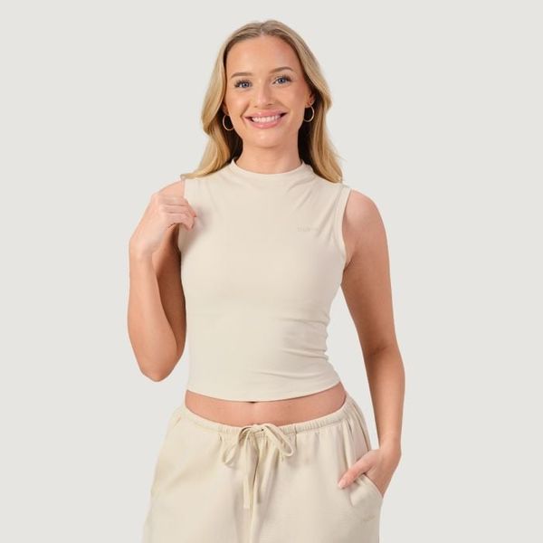 Dámsky Top Turtleneck NEO Almond - GymBeam, veľkosť XL