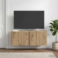 vidaXL Nástenná TV skrinka 78,5 x 31 x 30 cm Dub artisan