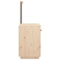 vidaXL Toaletný stolík 95x50x134 cm masívne borovicové drevo