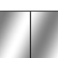 vidaXL LED kúpeľňová zrkadlová skrinka čierna 80x15x60 cm MDF
