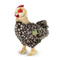 Plyšová sliepka kropenatá stojaca 33 cm s vajcom ECO-FRIENDLY