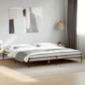 vidaXL Posteľný rám dub sonoma 180x200 cm kompozitné drevo a kov