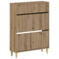 vidaXL Skriňa na topánky ARNHEM 78 x 24 x 103 cm Kompozitné drevo