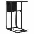 vidaXL Nočný stolík Čierny dub 41,5 x 26 x 60,5 cm Kompozitné drevo