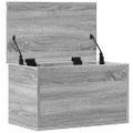 vidaXL Úložný box sivý sonoma 60x35x35 cm kompozitné drevo
