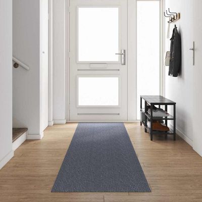 vidaXL Behúň koberec Svetlosivá 80 x 500 cm látka