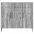 vidaXL Servírovacia skriňa Sivá sonoma 89 x 34,5 x 80 cm