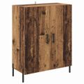 vidaXL Highboard Staré drevo 69,5 x 32,5 x 180 cm Kompozitné drevo