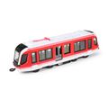 Kovová električka červená 20 cm