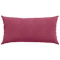 vidaXL Vankúše na pohovku 2 pcs Víno červené 80 x 40 cm