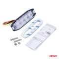 Výstražné osvetlenie oranžové 4x3W LED R65 R10 12/24V IP67 AMIO-02298