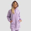 Dámska Longline mikina Limitless Lavender - GymBeam, veľkosť XL, veľkosť oblečenia XL