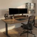 vidaXL Stojan na monitor hnedý dub 100x24x13 cm spracované drevo