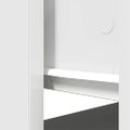 vidaXL Konzolový stolík so zásuvkami biely 85,5x38,5x74,5 cm