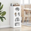 vidaXL Servírovacia skriňa ELST Biela 40 x 35 x 100,5 cm