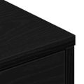 vidaXL TV skrinka 80 x 34 x 36 cm Čierny dub Kompozitné drevo