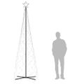 vidaXL Vianočný stromček kužeľ rôznofarebné svetlo 500 LED 100x300 cm
