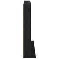 vidaXL CD Skrinka 2 ks Čierny dub 65 x 23,5 x 97,5 cm Kompozitné drevo