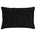 vidaXL Poťah na podložku 2 ks HOUTEN Čierna 50 x 70 cm Umelá králičia