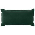 vidaXL Poťah na podložku 6 pcs HOUTEN Tmavozelená 40 x 80 cm Zamat