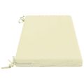 vidaXL Vankúš na lavičku SOEST 100% polyester Krémová 100 x 40 x 5 cm