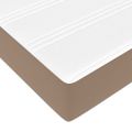 vidaXL Rám postele s matracmi Kapučínová 100 x 200 cm látka
