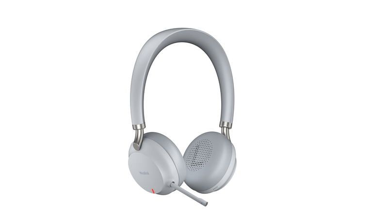 ZĽAVA - Yealink BH72 Bluetooth svetlo šedá náhlavná súprava na obe uši so stojanom USB-C, poškodený obal