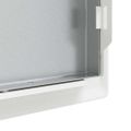 vidaXL Access Panel Biela 33,5 x 23 x 3 cm Oceľ