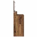vidaXL Toaletné stolíky do spálne Staré drevo 80 x 39,6 x 135 cm