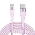 Kábel KRUGER & MATZ KM1268-1P Basic USB/USB-C 1m Pink