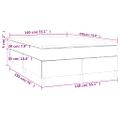vidaXL Boxspring posteľ s matracom krémová 140x190 cm umelá koža