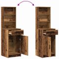 vidaXL Highboard Staré drevo 41 x 40 x 135 cm Kompozitné drevo