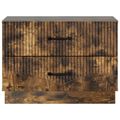 vidaXL Nočný stolík Dymový dub 62 x 34,5 x 44,5 cm Kompozitné drevo