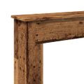 vidaXL Obloženie krbu staré drevo 75x20x87,5 cm kompozitné drevo