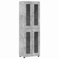vidaXL Highboard FLORIN 60 x 35 x 182 cm Betónová šedá