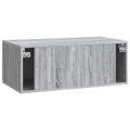 vidaXL Nástenná TV skrinka 78,5 x 41 x 30 cm Sivý Sonoma