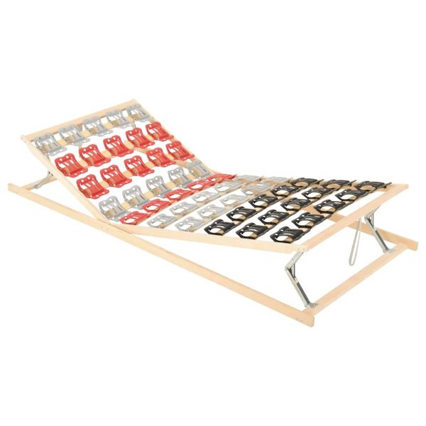 vidaXL Rám postele s 12 lamelami nastaviteľná hlava a nohy 120x200 cm