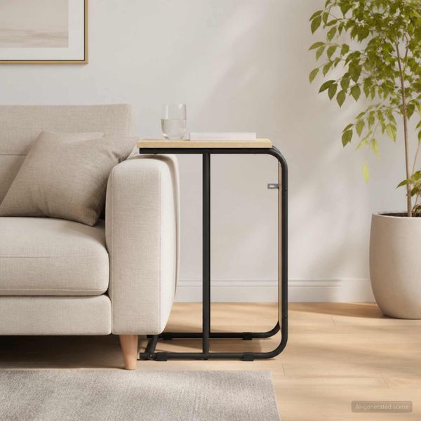 vidaXL Bočný stôl Dub sonoma 40 x 31 x 55 cm Kompozitné drevo