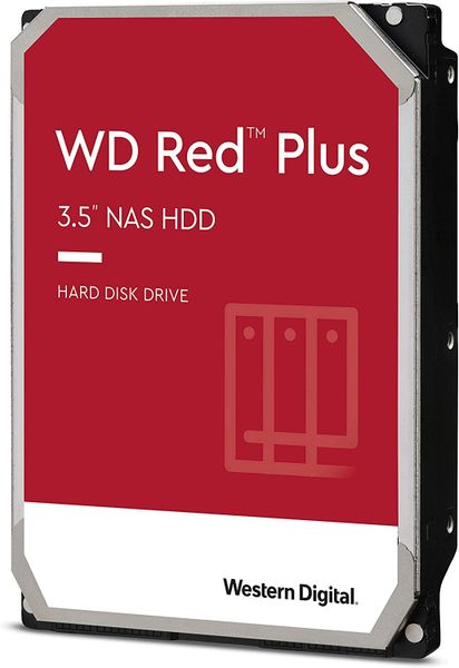 WD Red Plus/4TB/HDD/3.5''/SATA/5400 RPM/Červená/3R