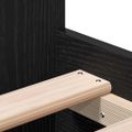 vidaXL Rám postele Čierny dub 193 x 93 x 50 cm Kompozitné drevo