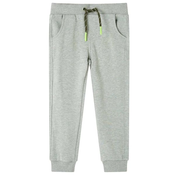 Detské tepláky svetlé kaki 128