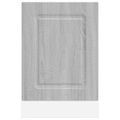 vidaXL Panel umývačky riadu Kalmar sivé sonoma 45x1,5x57 cm kompozitné drevo
